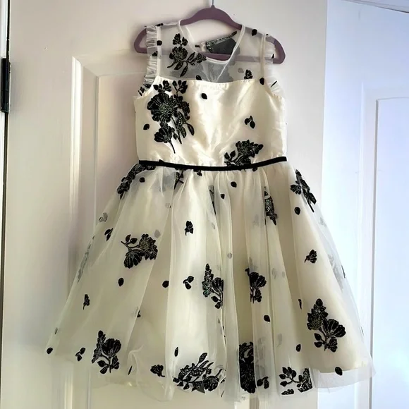 open lace back dress Tween Girls' One Shoulder Layered Ruffle Trim Sequin Party Dress   Elonnashop